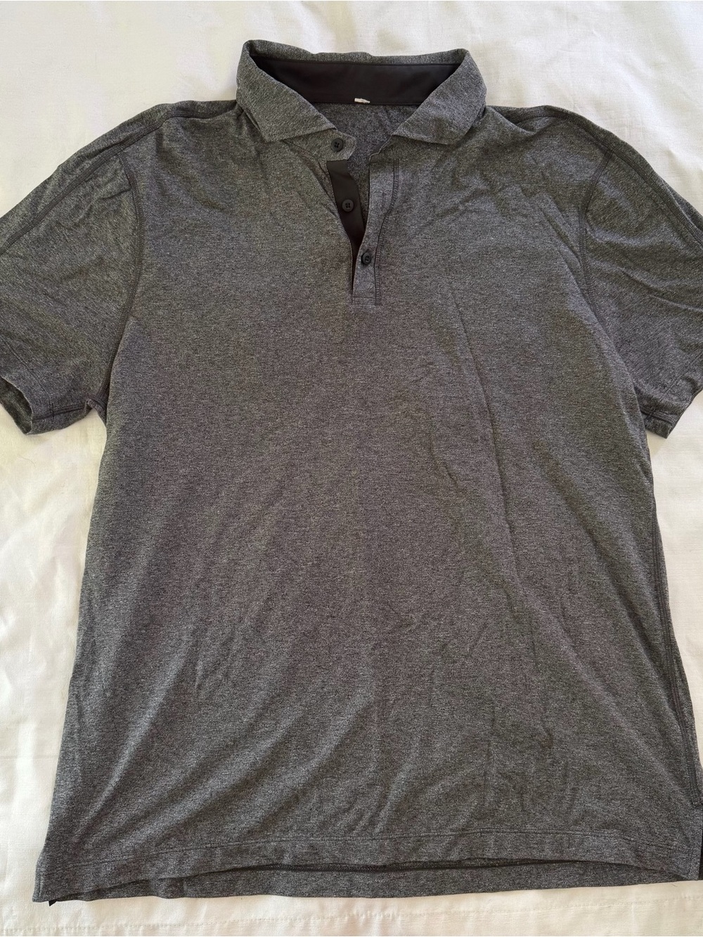 Lululemon grey men’s polo tee size XL